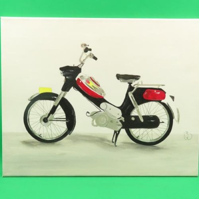 Hand painted canvas Puch VS-50 Hand painted canvas Puch VS-50