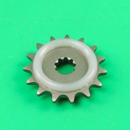 Zahnrad vorne + Gummi 15 Zahne Puch Maxi