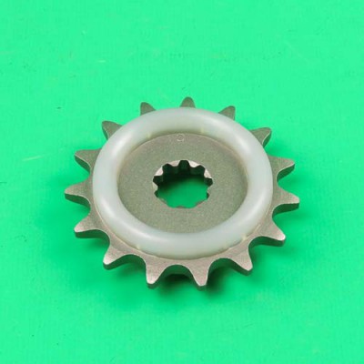 Zahnrad vorne + Gummi 15 Zahne Puch Maxi